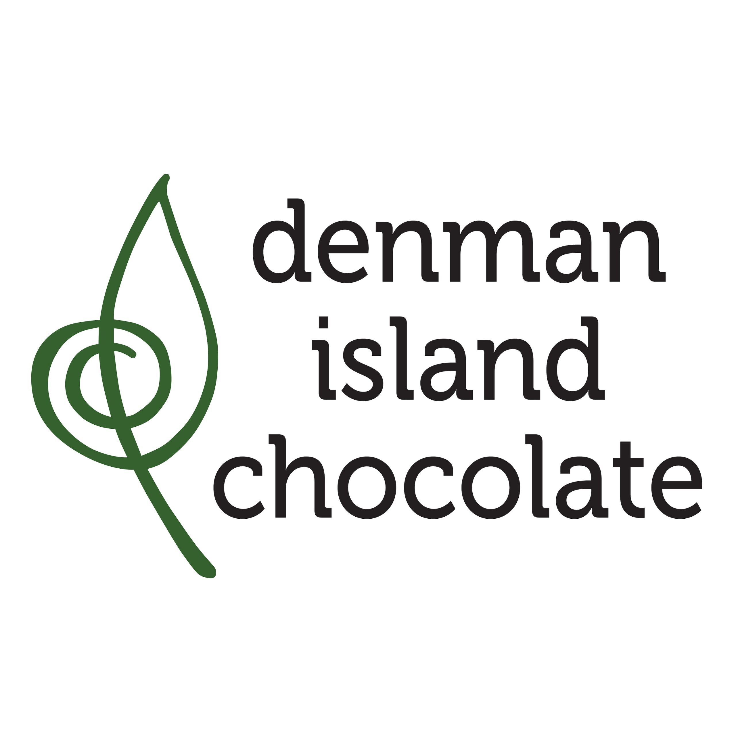 Denman Island Chocolate Logo 2x2